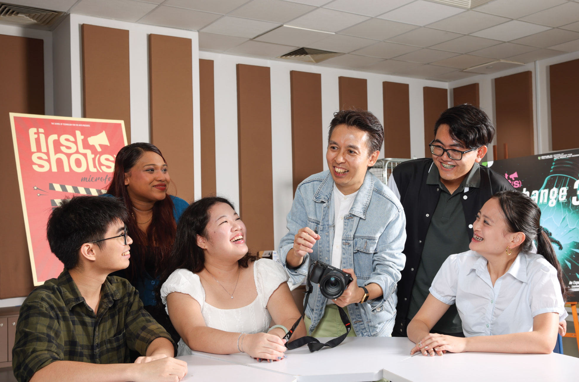 He wants film students to ‘take a shot’ at good stories, not perfection