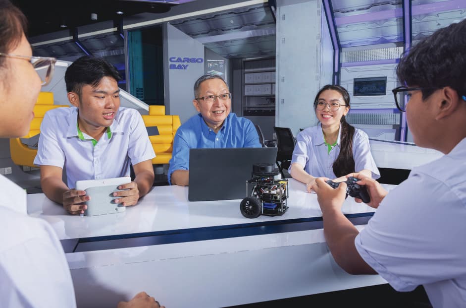 For this IT lecturer, giving is his operating language