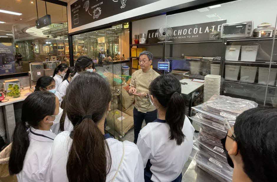 Growing cacao trees yielded not only chocolates, but also work opportunities for this school’s students