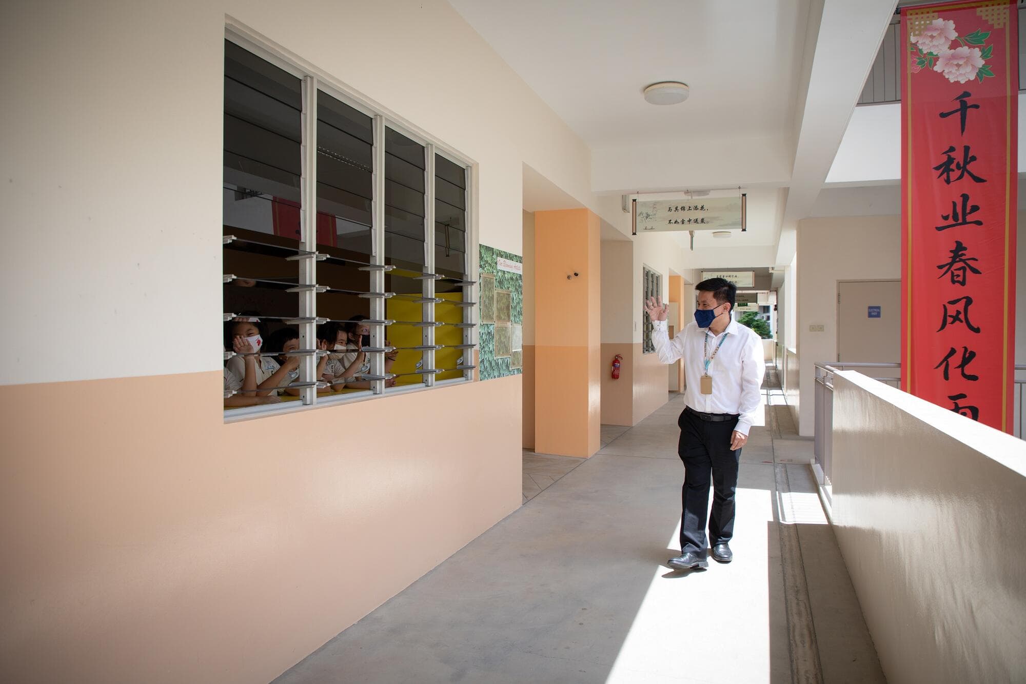 How do you say goodbye to a school that you have shepherded over seven years?