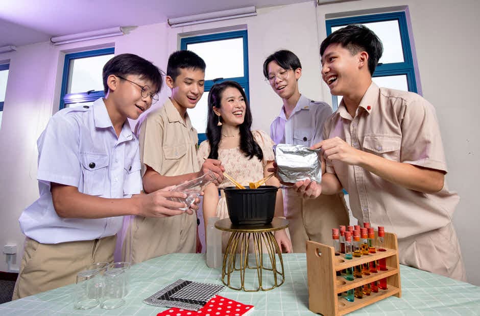 She serves up Chemistry in a hotpot with a side of positivity