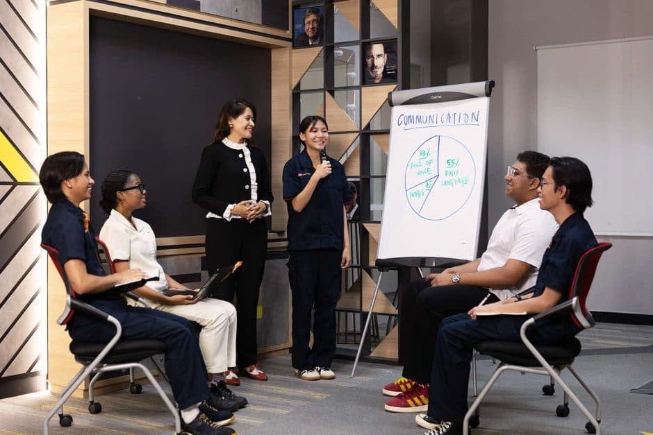 She tailors lessons to her students’ trades and traits