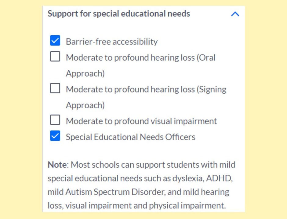 Time to make your school choices MOE&rsquo;s SchoolFinder directory can help 8