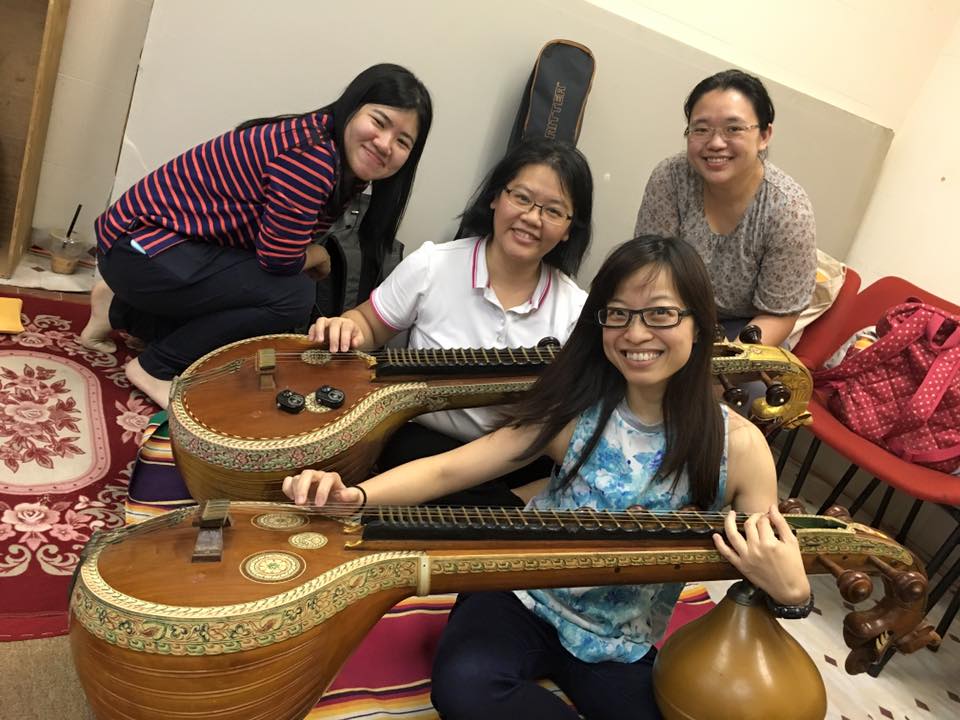 Ahmad Ibrahim Secondary School’s music teacher, Miss Ng Sheh Feng (front) has translated her overseas experiences into valuable musical exposure for her students by organising music competitions, conducting master classes and bringing the school’s music groups overseas for performances and exchanges. 
 
(Photo: Ng Sheh Feng)