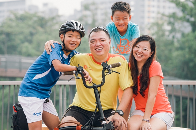 Marcus Cheng believes that his children thrive better when there’s less pressure applied on them. 