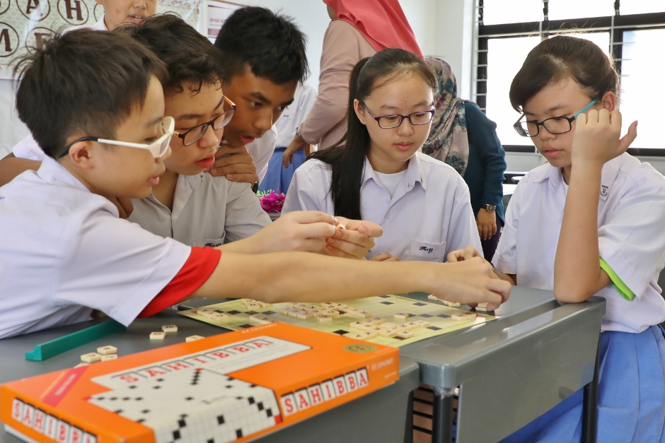 Non-Malay students at Hua Yi Secondary School get to explore the Malay language through fun and games.
