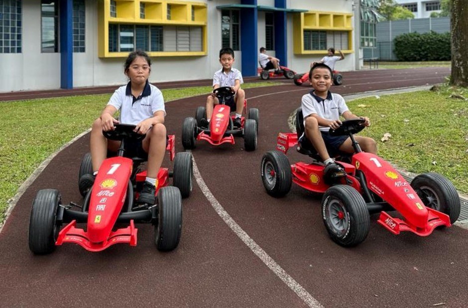 The Singapore Grand Prix may be over but these students get to channel their inner F1 racer twice a week after school.