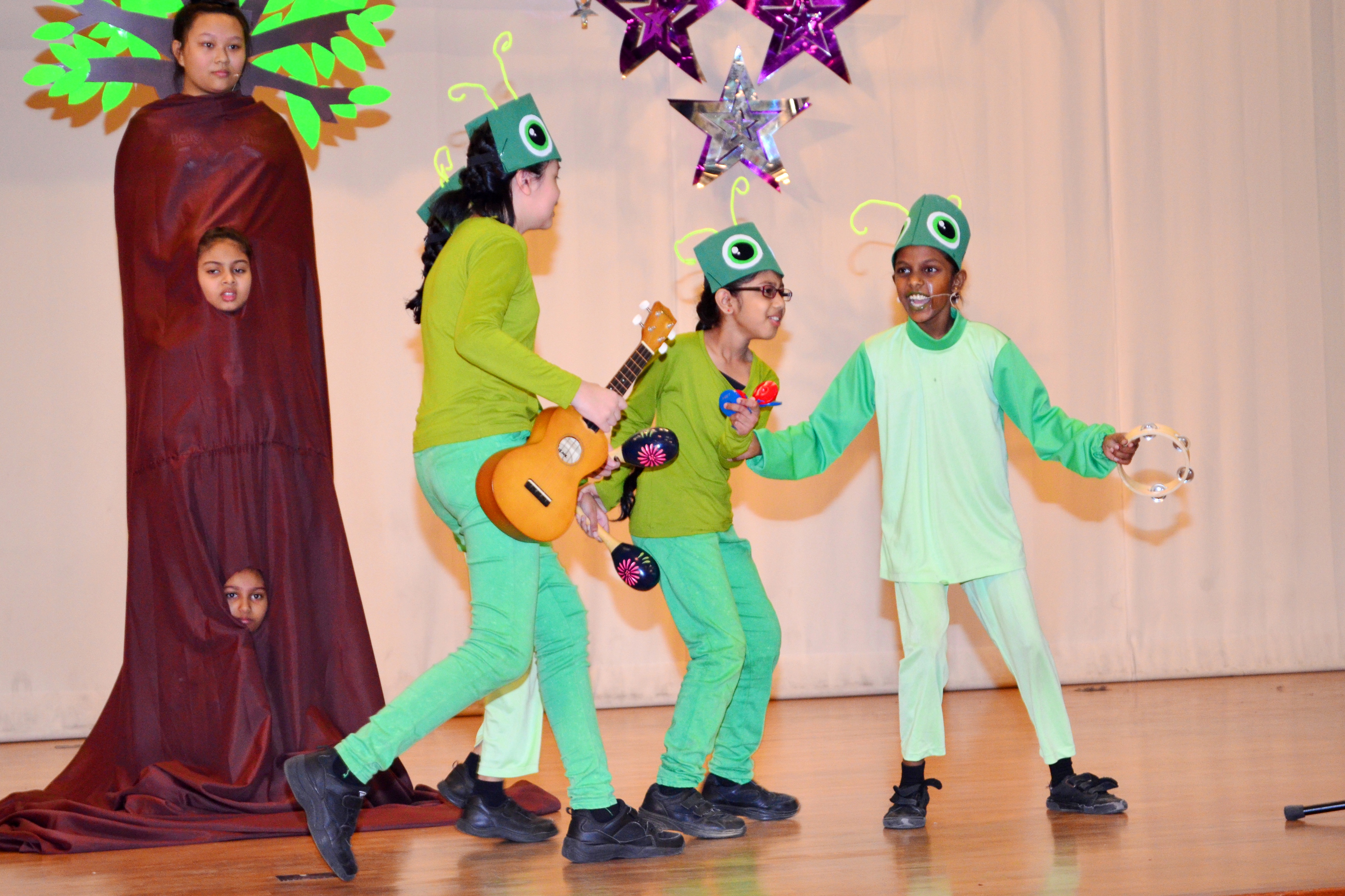 Students with the aptitude for acting can take it one step further by joining the school’s Drama Club.