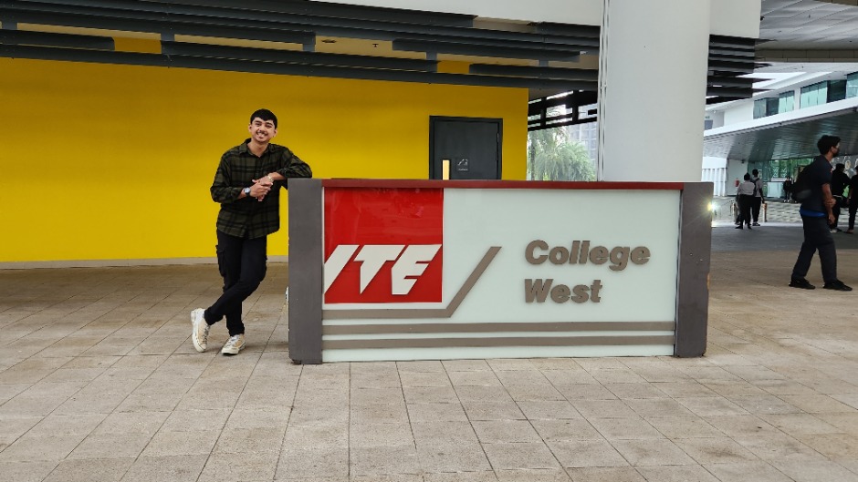 His third-choice course at ITE connected him to the first-choice field of robotics