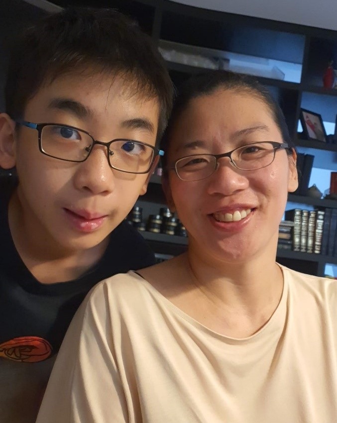 Ms Tang and older son Samuel, who has dyslexia and attends a mainstream secondary school. To relax and destress, they enjoy spending time catching up at the end of each day and checking out new eateries.