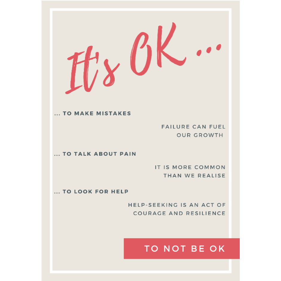 It's okay to not be okay