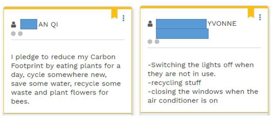Mr Kuat's students started to realise there was more they could do than just turn off the lights. Mr Kuat's students realised there was more they could do than just turn off the lights.