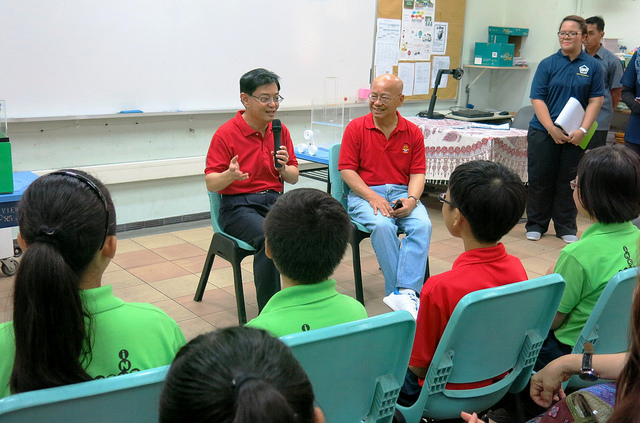 Education Minister Heng Swee Keat joined students in a dialogue on the topic of kindness.