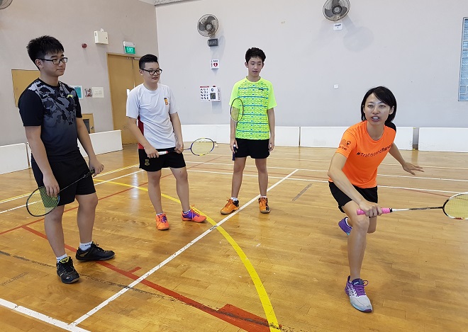 On and off the court, former national shuttler Ms Tan Li Si is helping her students develop the right values.