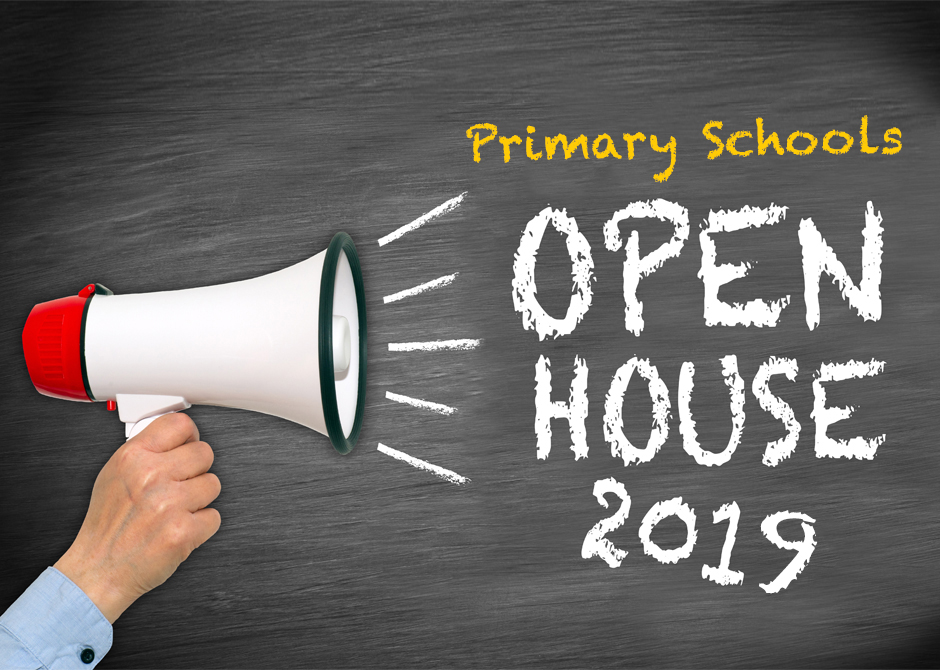 Open House Dates of Primary Schools 2019 - Updated