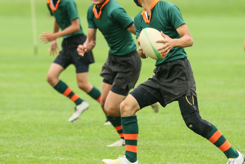 [Stock Image] Rugby is a DSA talent area for boys in Evergreen Secondary School.