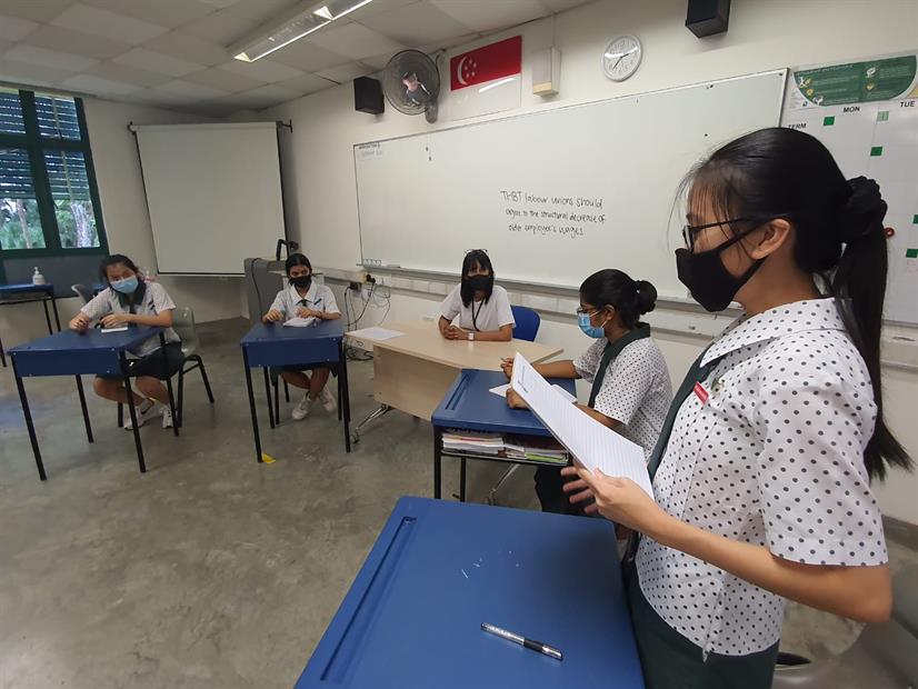 St Margarets Sec_Debate Safe Distance Debating