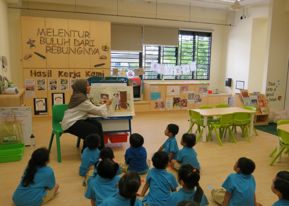 “When you make language learning fun and interesting, children will be so immersed in the experience that they will forget that they are in a class!” - Miss Nursyafiqah Ramlee, Level Head for Malay Language at MOE Kindergarten @ Waterway.