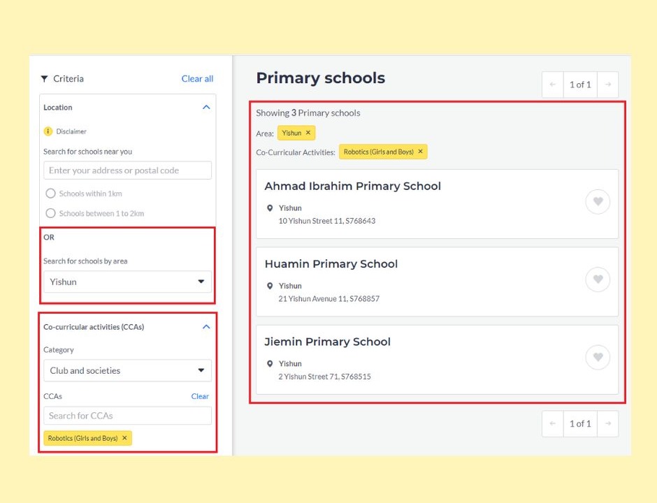 Time to make your school choices MOE’s SchoolFinder directory can help 4