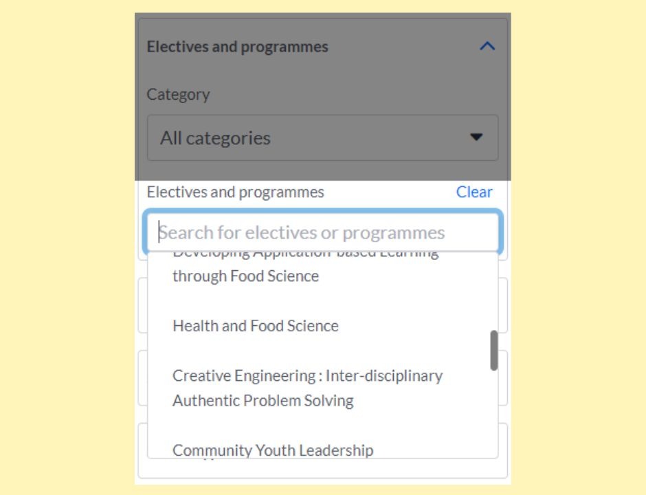 Time to make your school choices MOE’s SchoolFinder directory can help 6