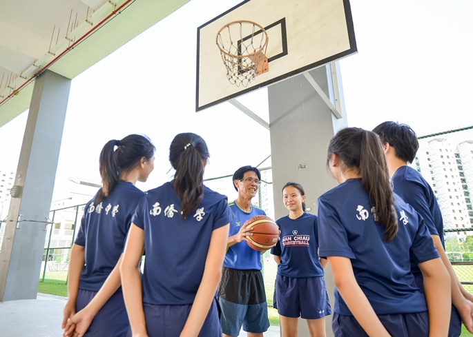 Yew Yong believes that engaging in sports is a great way to develop positive character traits and build rapport 