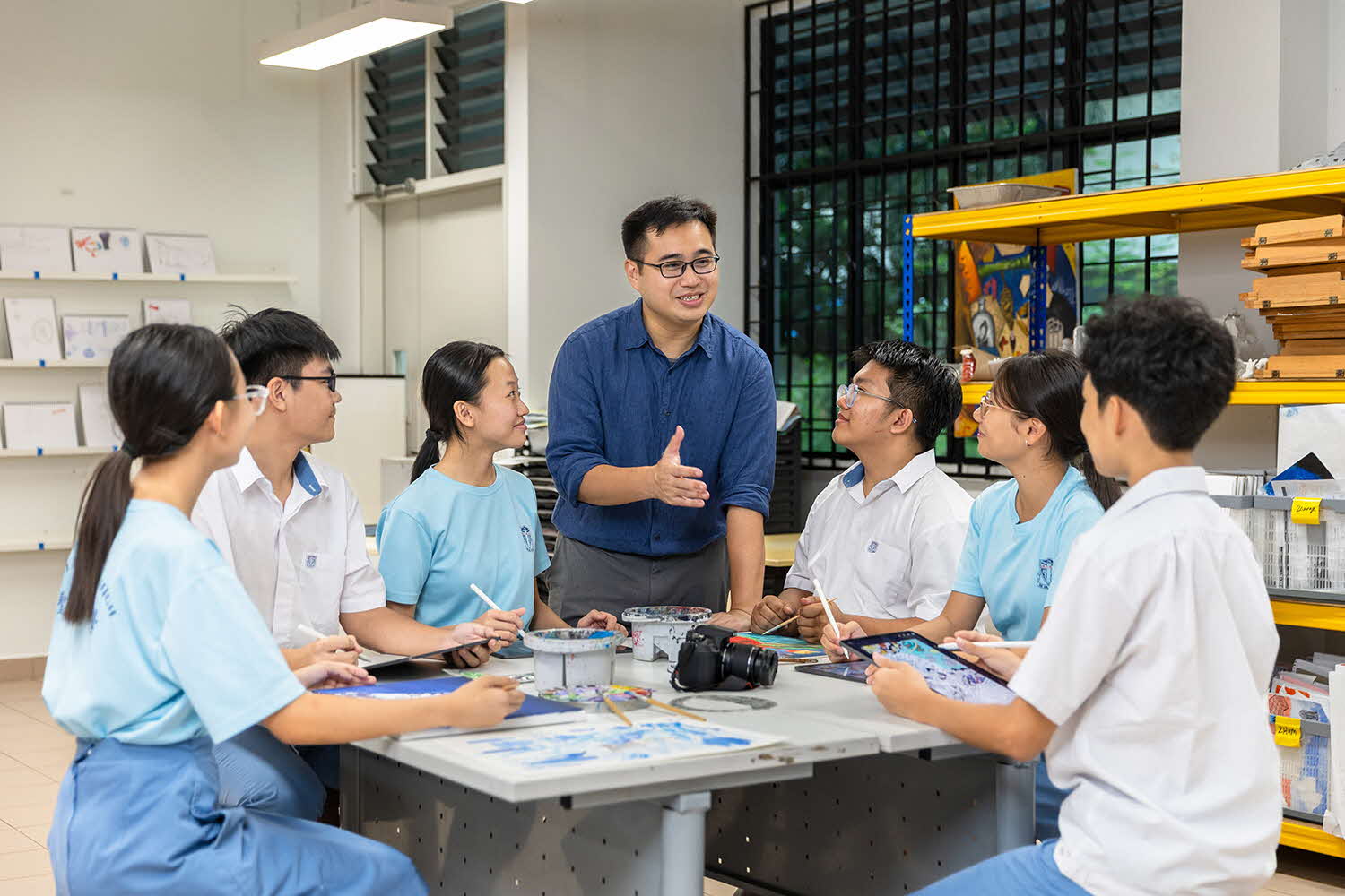 He turns classrooms into creative spaces and safe havens 