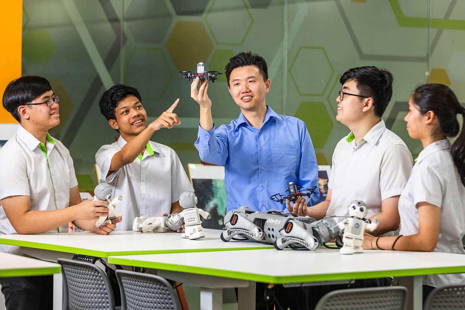 He teaches AI, assisted by AI  